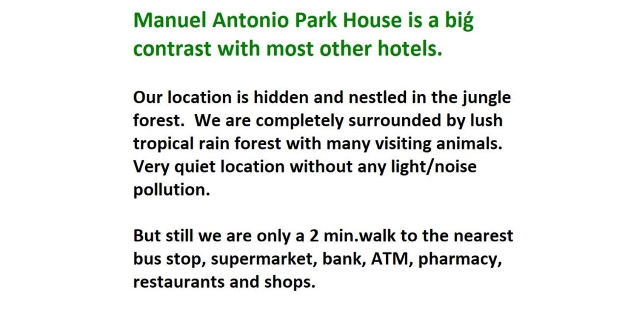 Hôtel Manuel Antonio Park House - Adults Only Extérieur photo